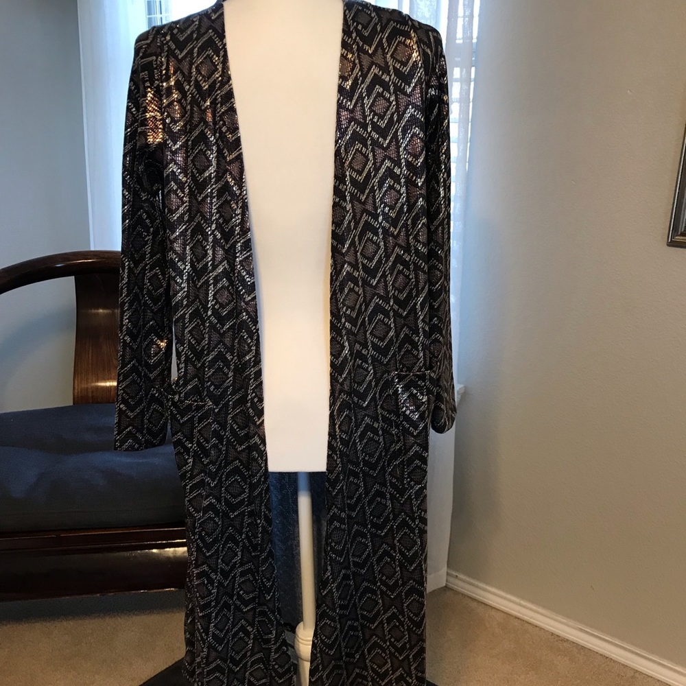 Lu La Roe Metallic Duster small size- bronze too